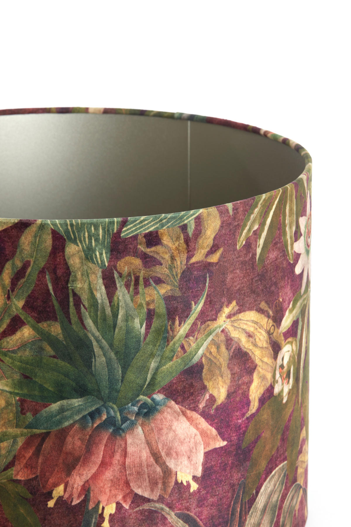 LAMPENSCHIRM Passion Violett Ø40/30 cm - Lila, Textil (40/40/30cm) - Light & Living