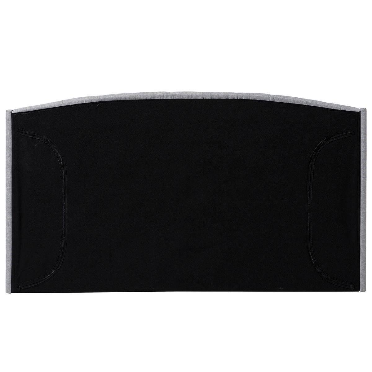 POLSTERBETT 180/200cm Hellgrau Bordeaux - Hellgrau, Textil (180/200cm) - Beliani