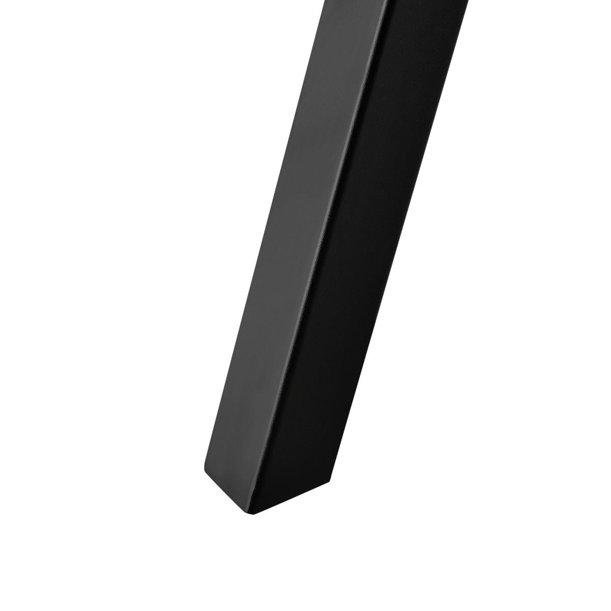 TISCHGESTELL-SET 2-TLG. Eschau - Schwarz, Metall (70/72/12cm) - [en.casa]