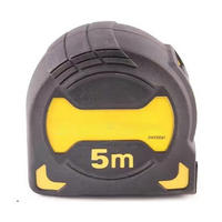 MASSBAND – 5 Meter x 19 Millimeter – grau - Schwarz, Kunststoff (500/1.9/1cm) - DCA