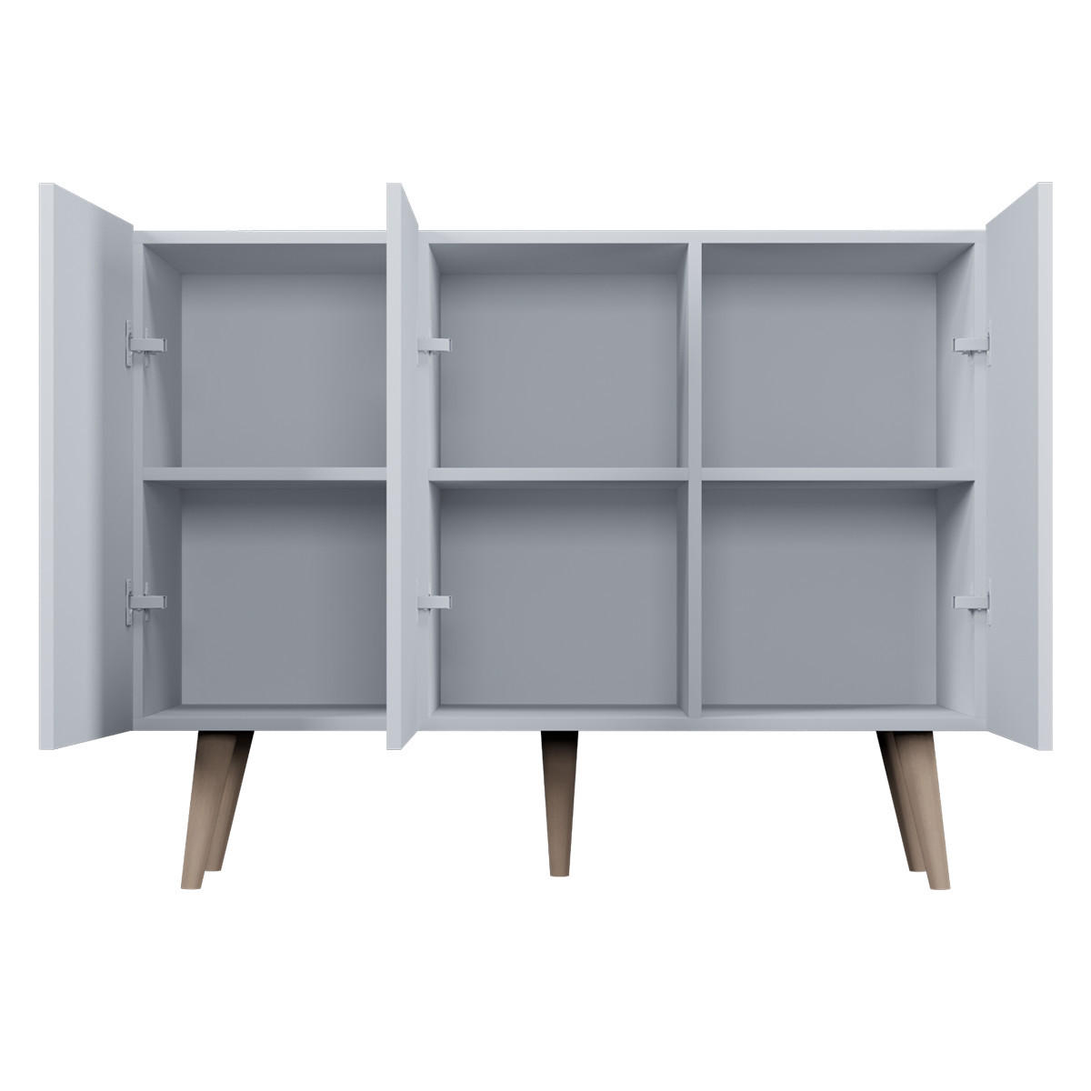 SIDEBOARD Toronto Weiß - Weiß, Holzwerkstoff (120/95.5/40cm) - Petits-meubles