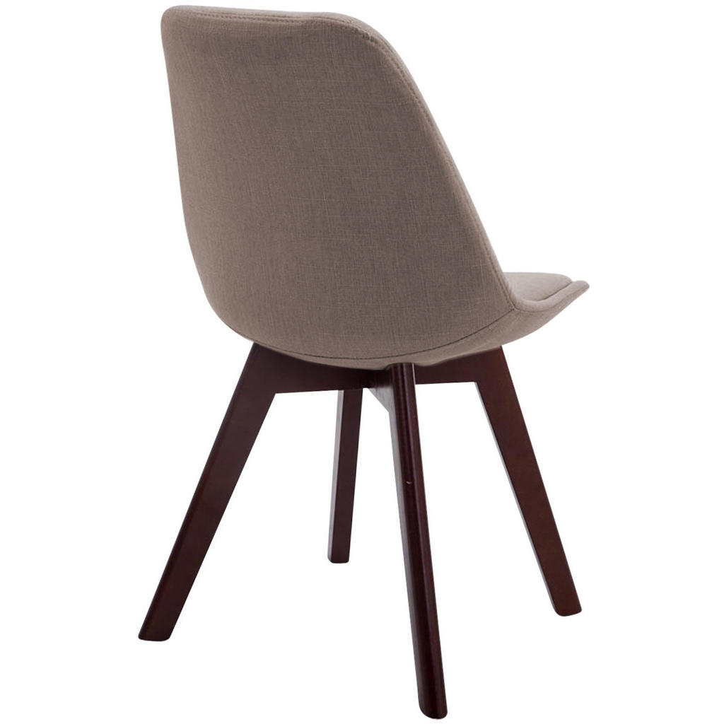 Thumbnail - CLP Stuhl, Taupe, Textil, 48x84x55 cm, Esszimmer, Stühle, Esszimmerstühle, Vierfußstühle