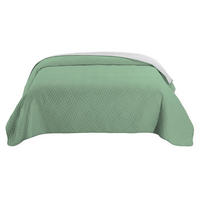 TAGESDECKE Wende-Design grün 170/210 cm Duo-Color - Grün, Textil (170/210cm) - wometo