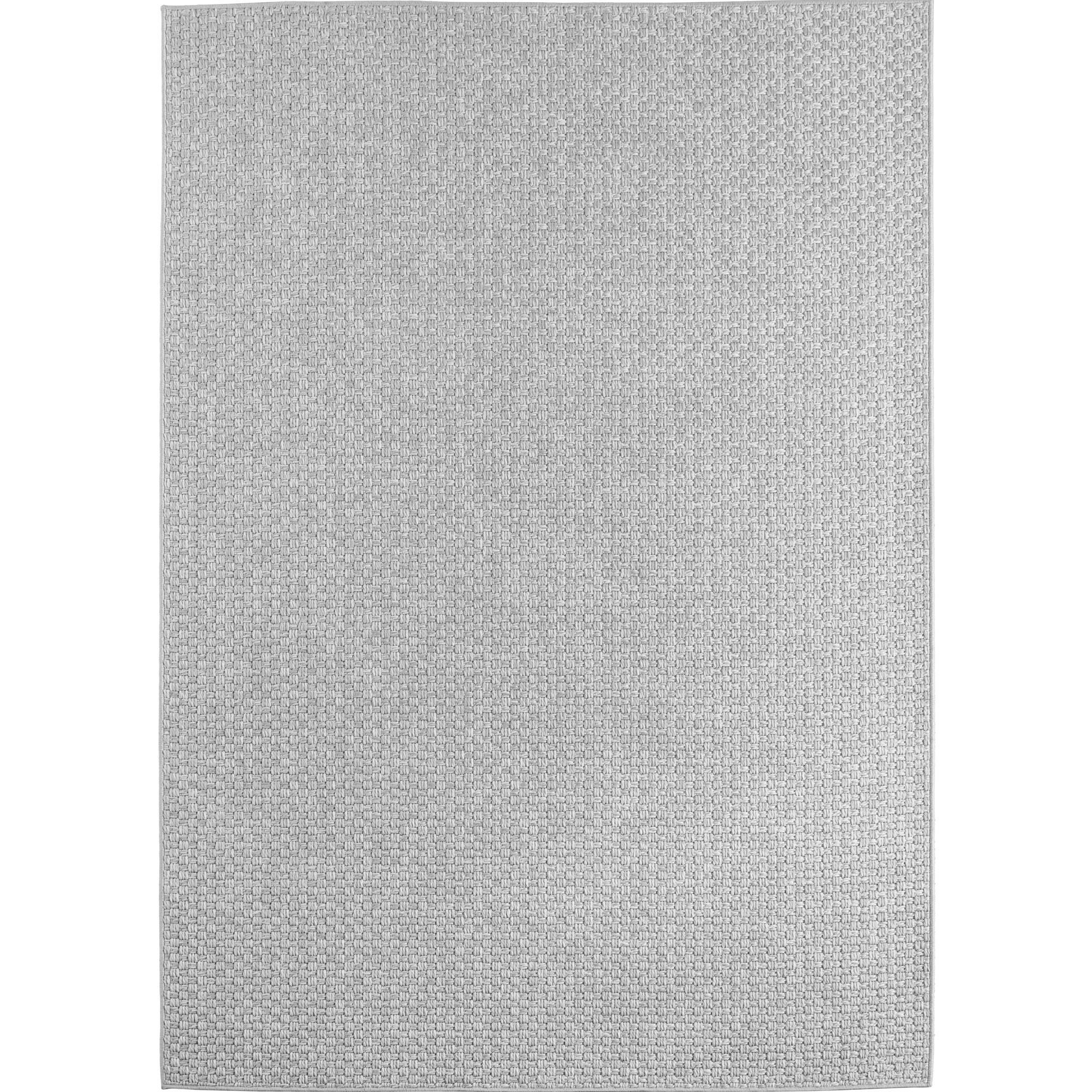 TEPPICH In-/Outdoor Flachgewebe Unifarben Polypropylen Balkon Grau Läufer 80x150 - Grau, Textil (80/150cm) - KADIMA DESIGN