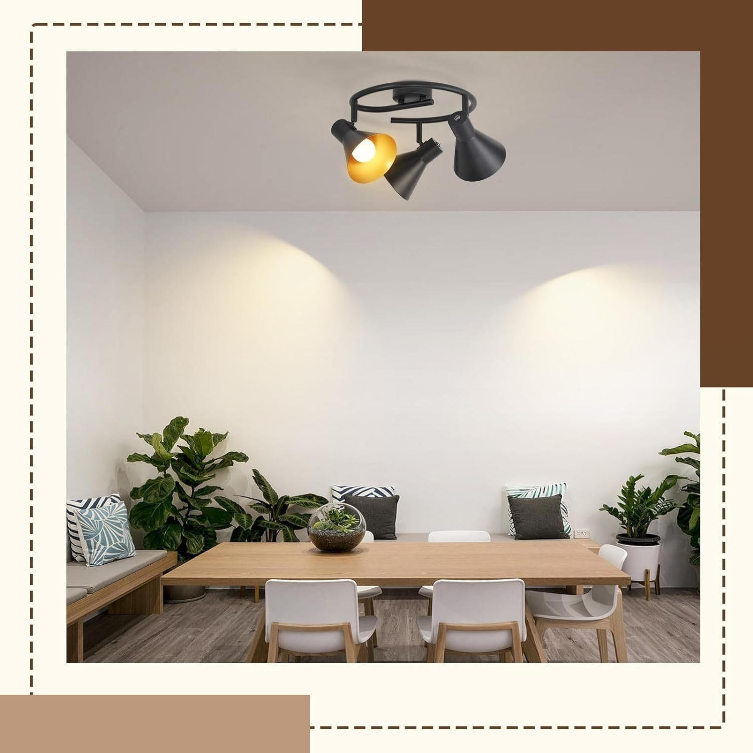 Thumbnail - Nettlife Strahler, Schwarz, Metall, 25x21x28 cm, Lampen & Leuchten, Innenbeleuchtung, Spots & Strahler, Wandstrahler