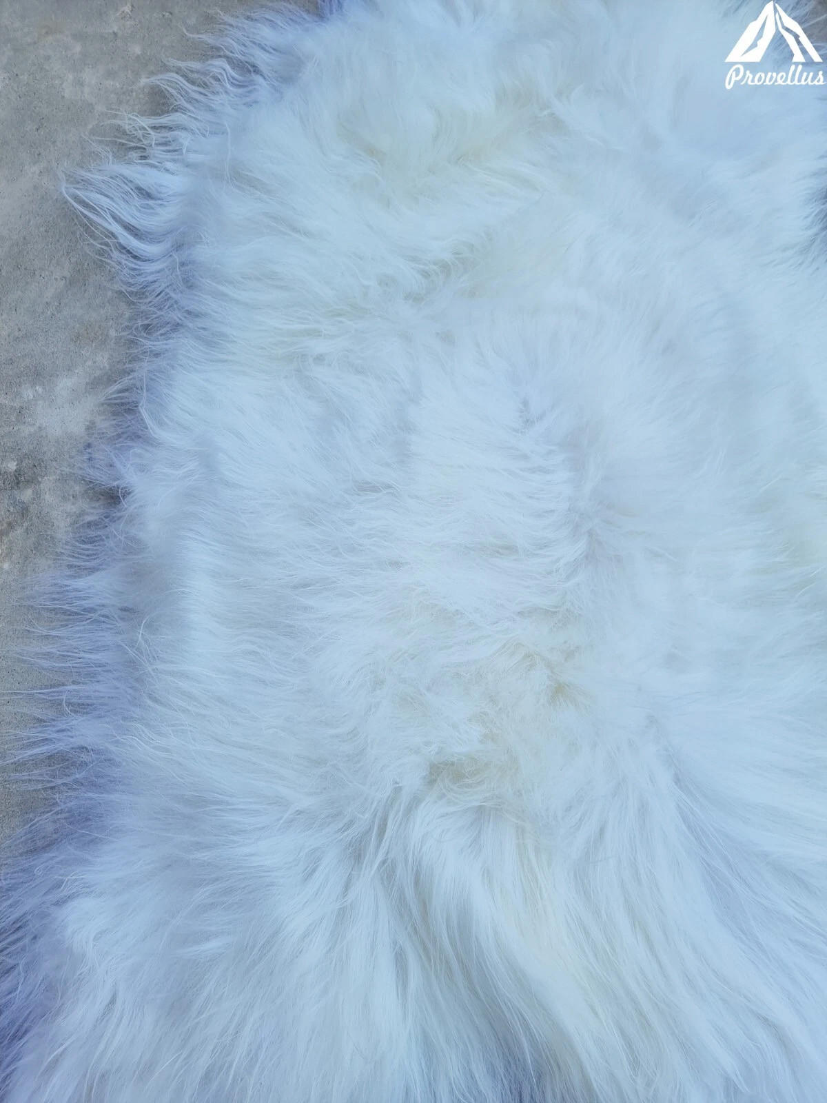 SCHAFFELL Langhaar skandinavisch weich chromfrei Naturweiß ca. 125 cm - Weiß, Fell (70/125cm) - Provellus