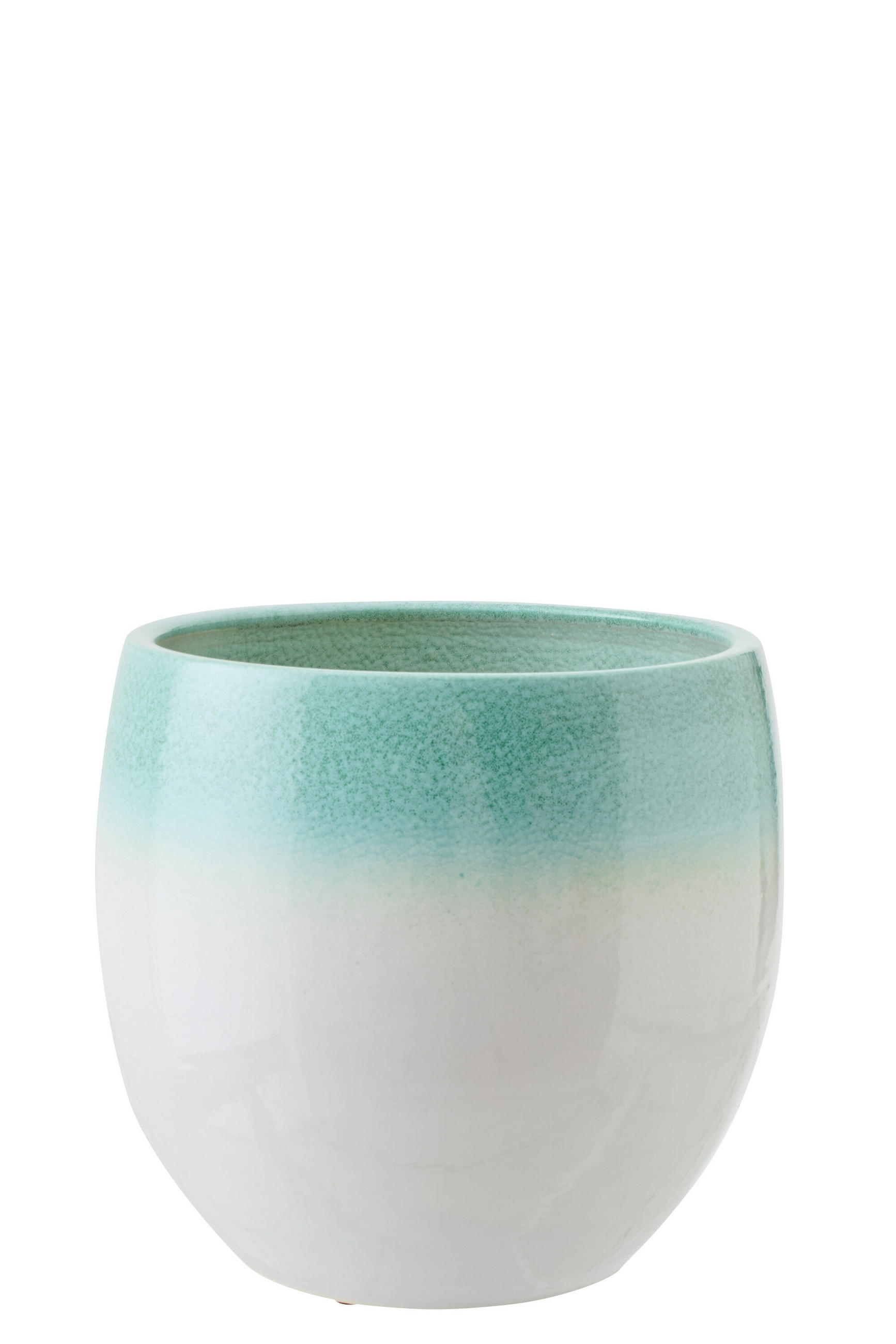 BLUMENTOPF MW Grün - Grün, Keramik (34/30cm) - J-Line