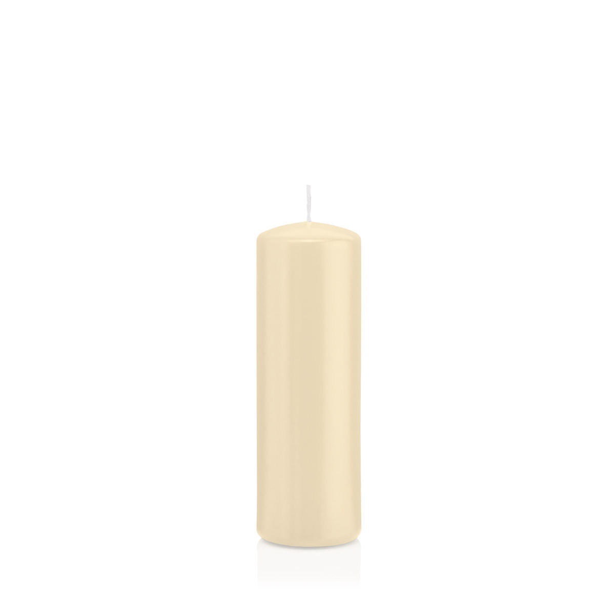 STUMPENKERZEN Bisquit Ø 48 x 150 mm, 24 Stück - Beige, Paraffin (5/15cm) - Wiedemann Kerzen