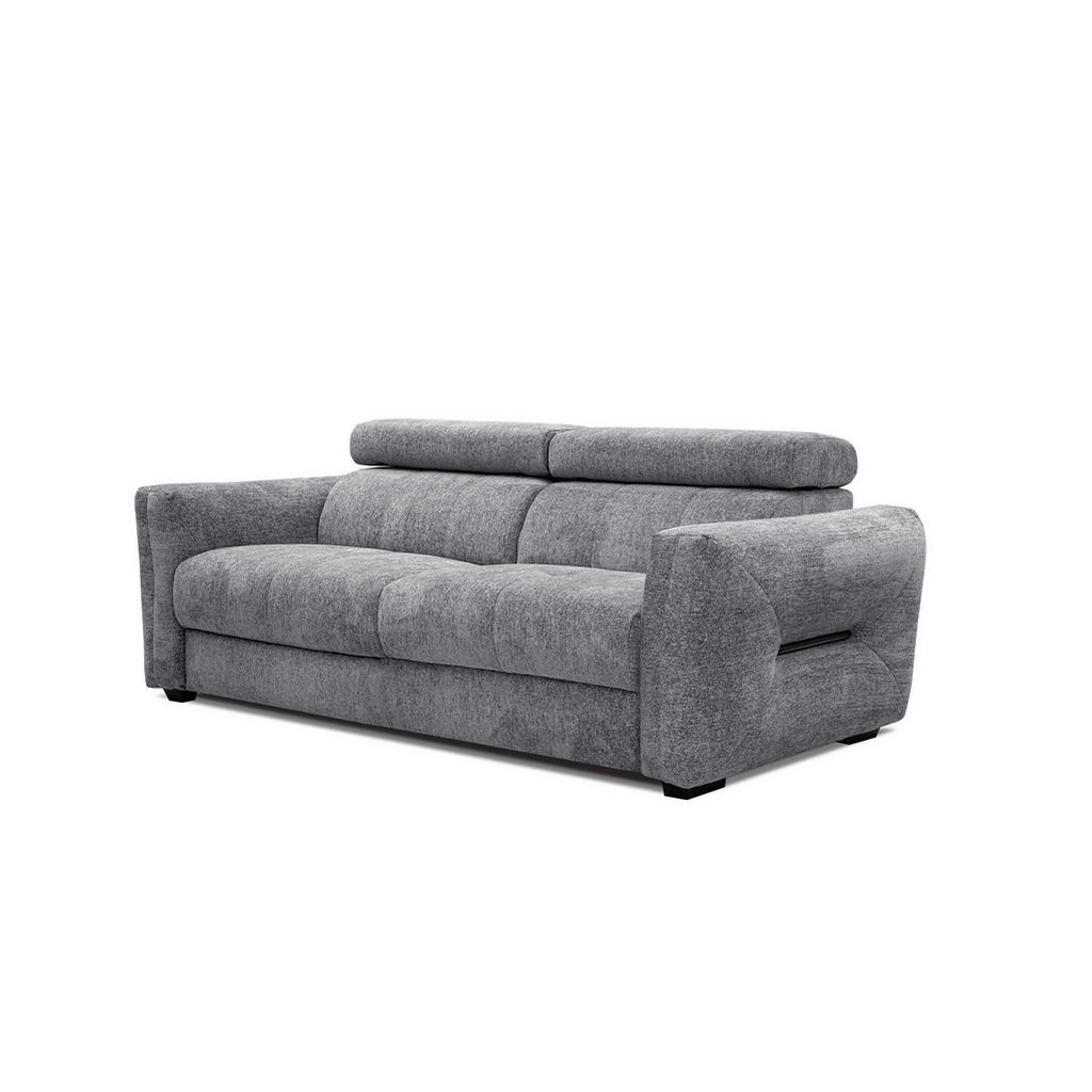 Thumbnail - Courtois Laville Sofa, Grau, Textil, Rechteckig, 204x79x106 cm, Wohnzimmer, Sofas & Couches, Sofas, 3-Sitzer Sofas