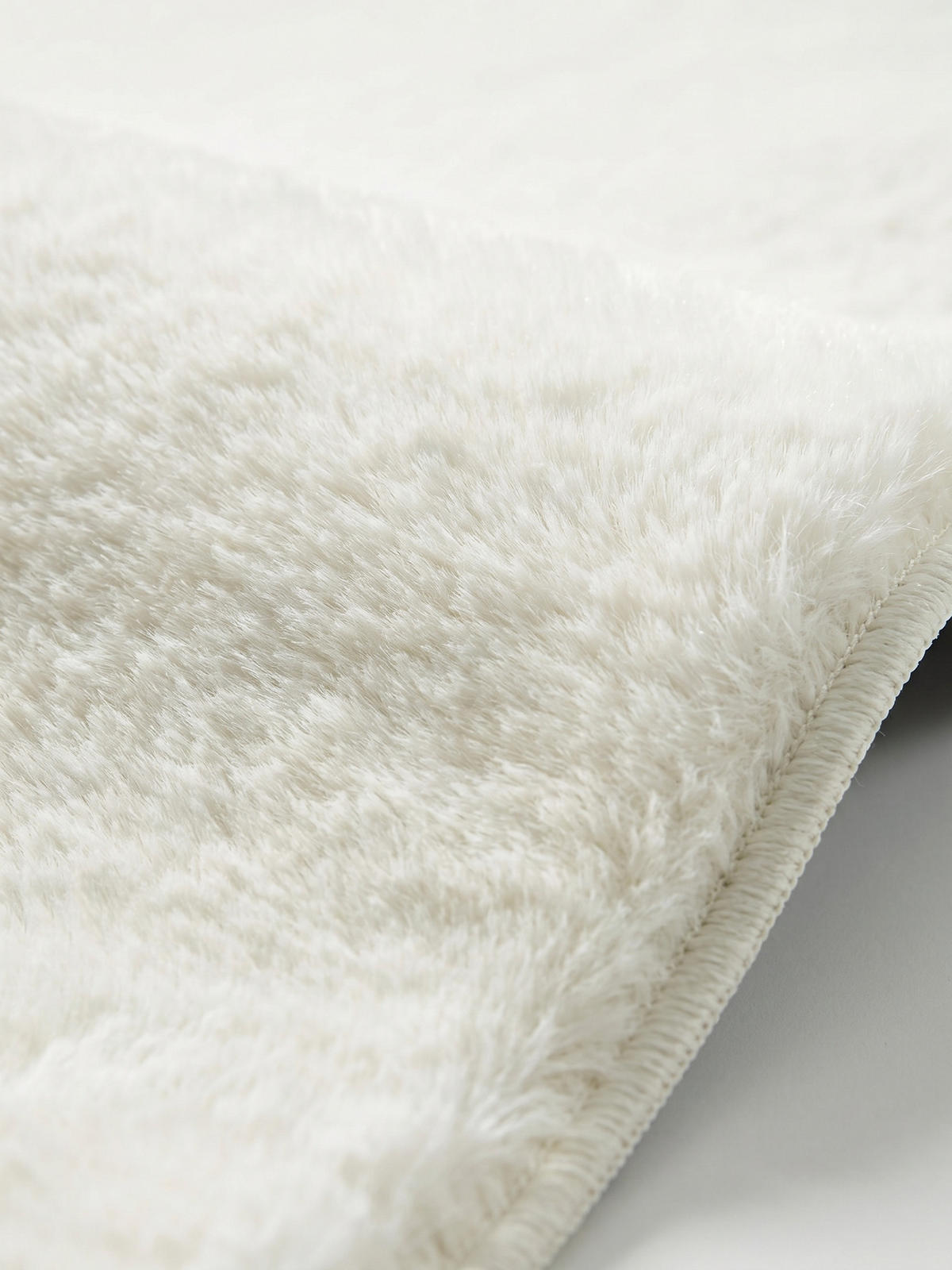 KURZFLORTEPPICH Antirutsch Uni RUTOR Polyester Creme 160 x 220 cm - Beige, Textil (160/220cm) - KADIMA DESIGN