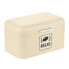 BROTKASTEN - Beige, Metall (30/16.5/19cm) - Relaxdays