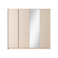 KLEIDERSCHRANK Piemontesia 4T Beige 223,2/210/55,4 cm – mit Push-to-Open-Funktion - Beige, Holzwerkstoff (223.2/210/55.4cm) - AX Living