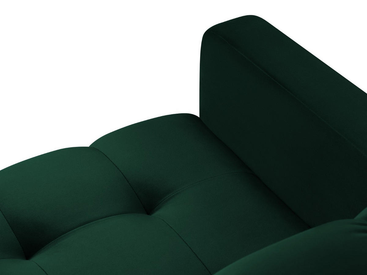 SESSEL Mamaia aus Samt flaschengrün - Grün, Textil (92/75/87cm) - Micadoni