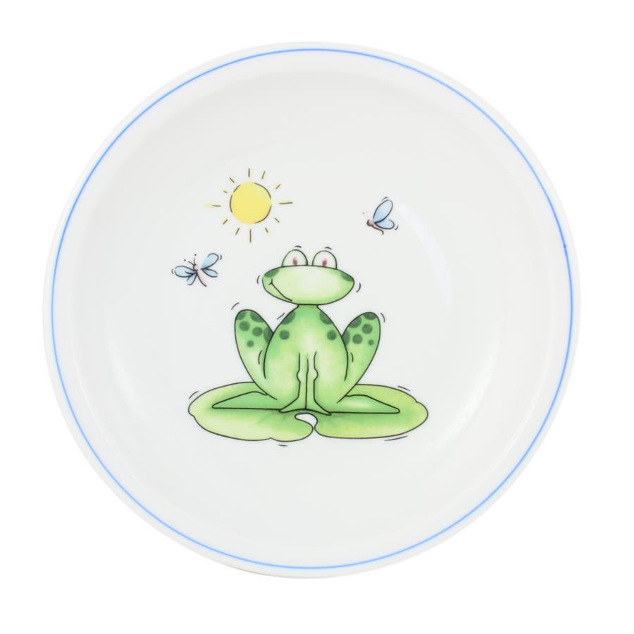TELLER flach 20 cm Frosch - Multicolor, Keramik (20/2.8/20cm) - Eschenbach