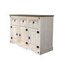 SIDEBOARD MEXICO - Kiefer Milford/Weiß, Holz (132/84/44cm) - SAM