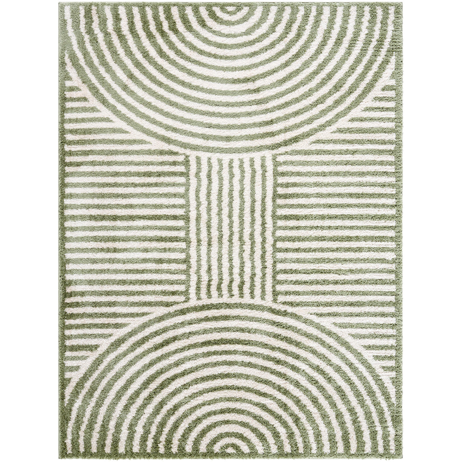Livabliss Hochflorteppich Grün 200x275 cm