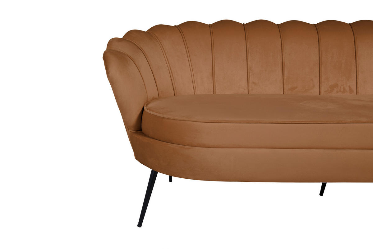 3-SITZER SOFA braun - Braun, Textil (78/79/181cm) - ebuy24