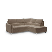 ECKSOFA Marno - Taupe, Holzwerkstoff/Textil (260/200cm) - Fun Möbel
