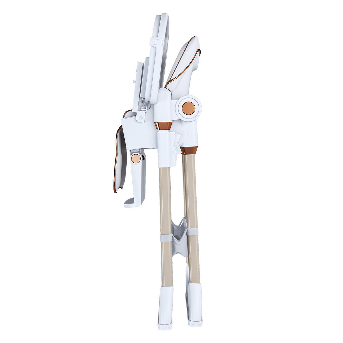 HOCHSTUHL verstellbar und faltbar, DE-42190, Weiß - Weiß, Kunststoff (76/95/53cm) - ComfortXL