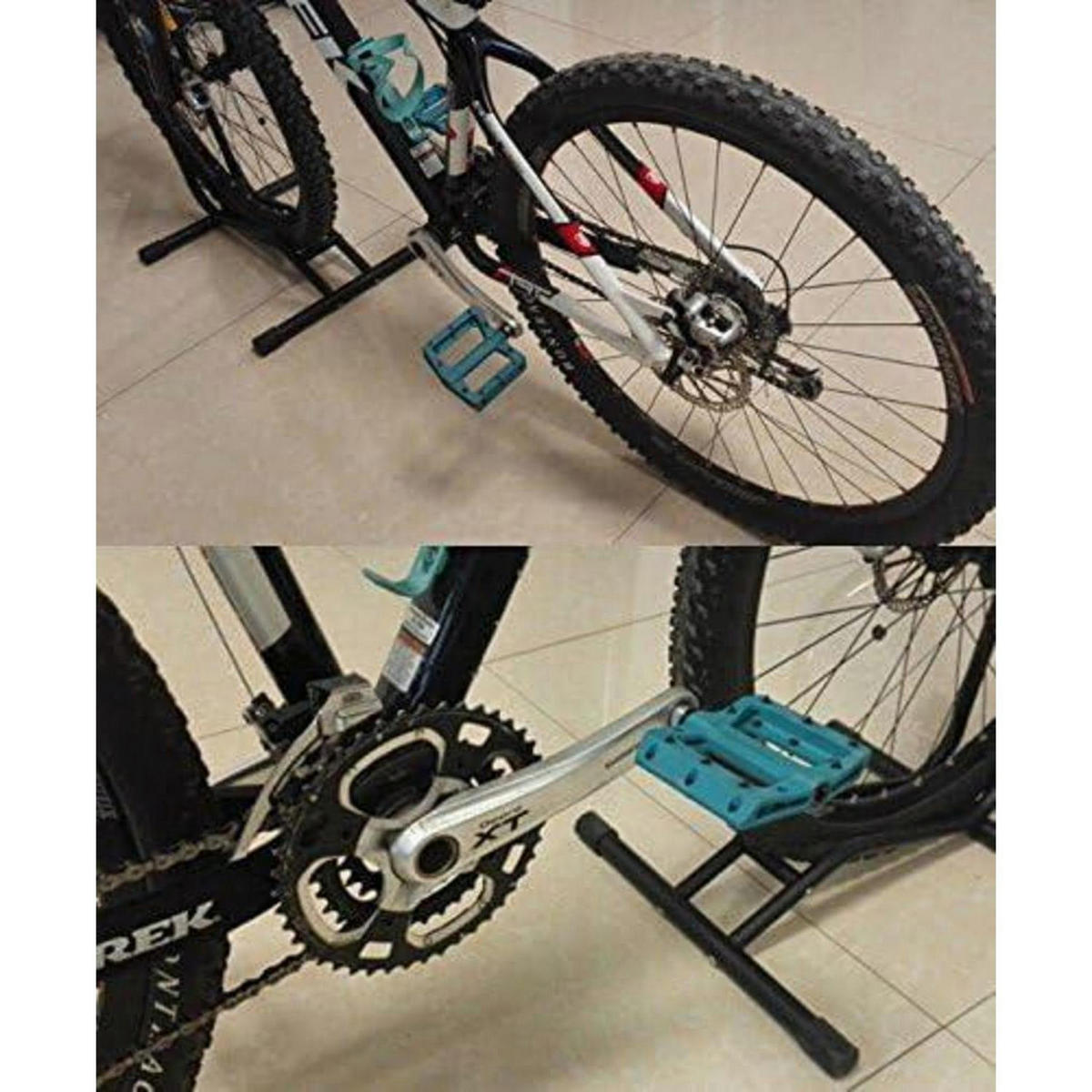 FAHRRADPEDALE Blau Nylon Faser 9/16 Zoll Rutschfest - Blau, Kunststoff (10.7/1.8/12.4cm)