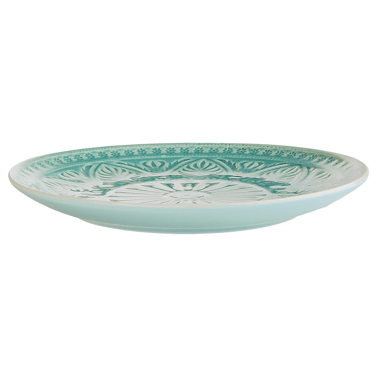 PLATZTELLER 2er-Set Sumatra 31 cm - Türkis, Keramik (31/31/3cm) - Butlers