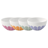 MÜSLISCHALEN-SET Fleur Vert bunt ø 14,1 cm 4er Set - Multicolor, Keramik (14.1cm) - Villeroy & Boch