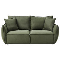 3-SITZER-SOFA Stoff Grün Kunes - Grün, Textil (190/82/92cm) - Beliani
