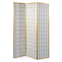 PARAVENT PARA - Naturfarben, Naturmaterialen/Holz (130/179/2cm) - IDIMEX