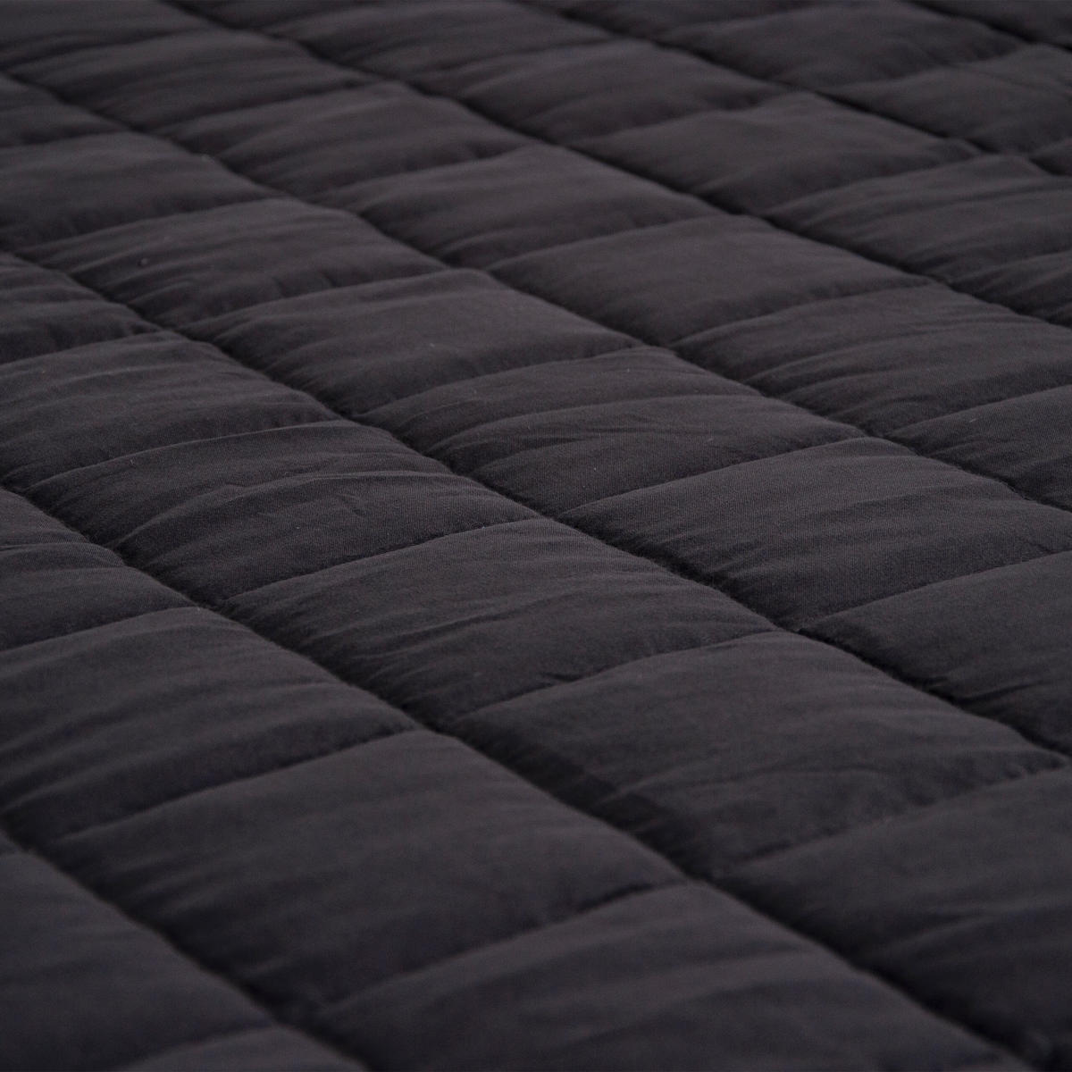 GEWICHTSDECKE Grau 200x200 cm - Grau, Glas/Textil (200/200cm) - Relaxdays