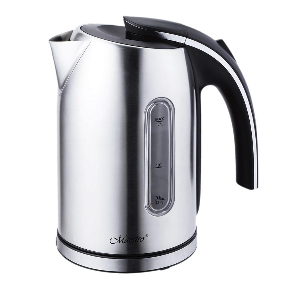 WASSERKOCHER ELEKTRISCH Silber 15/15/24 cm MR059 - Silberfarben, Metall (15/24/15cm) - Maestro 