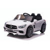 KINDER ELEKTROAUTO Mercedes SL 65 AMG weiß - Weiß, Kunststoff (108/63/46cm) - TPFLiving