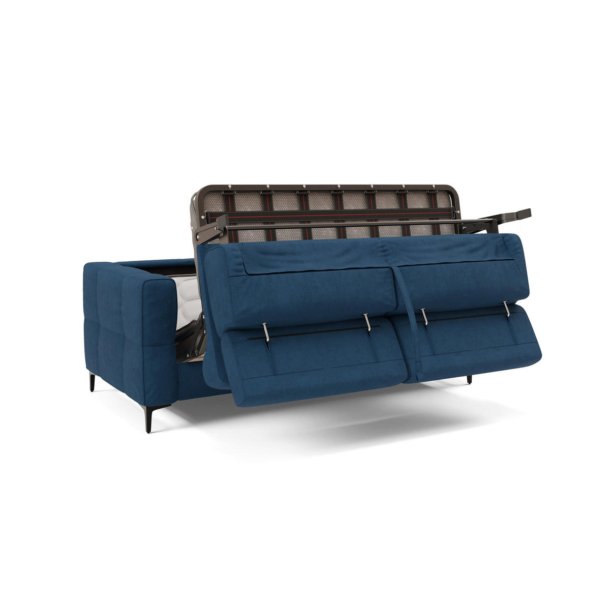 SCHLAFSOFA Gardenia - Blau, Metall (198/88/94cm) - Divani.store
