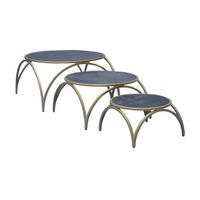 COUCHTISCH Rond Mangoholz Durchmesser 70 cm Brass - Messingfarben, Holz (70/70/38cm)