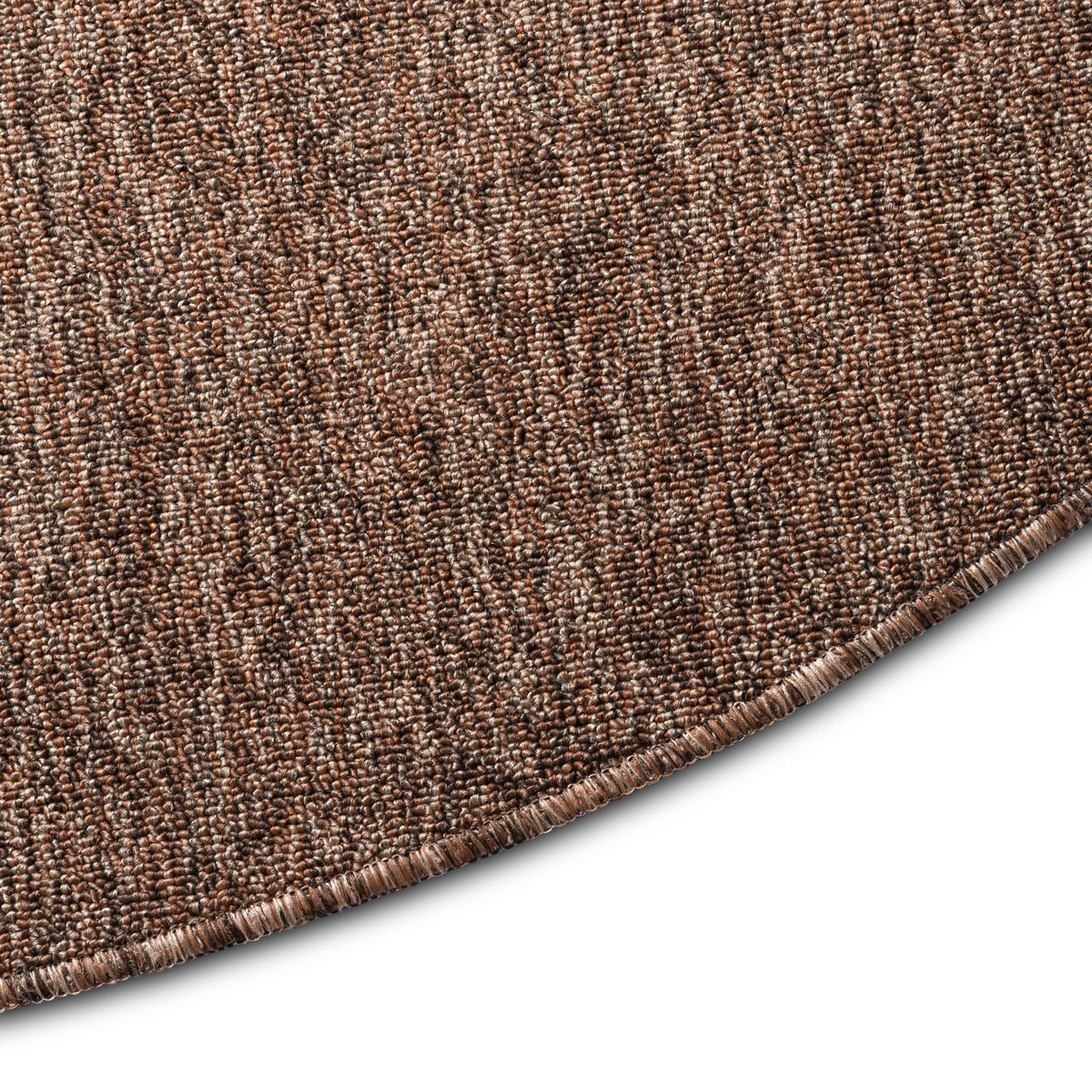 TEPPICH NIZZA Braun, rund 200/200 cm - Braun, Textil (200/200cm) - Tapiso