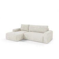 ECKSOFA Romeo 3 Sitzplätze Weiß - Weiß, Holz (268/163cm) - Petits-meubles