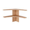 ECKREGAL Roman Goldkraft Eiche 43.5 x 37 cm - Anthrazit/Sonoma Eiche, Holzwerkstoff (43.5/37/43.5cm) - Vicco