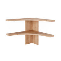ECKREGAL Roman Goldkraft Eiche 43.5 x 37 cm - Anthrazit/Sonoma Eiche, Holzwerkstoff (43.5/37/43.5cm) - Vicco