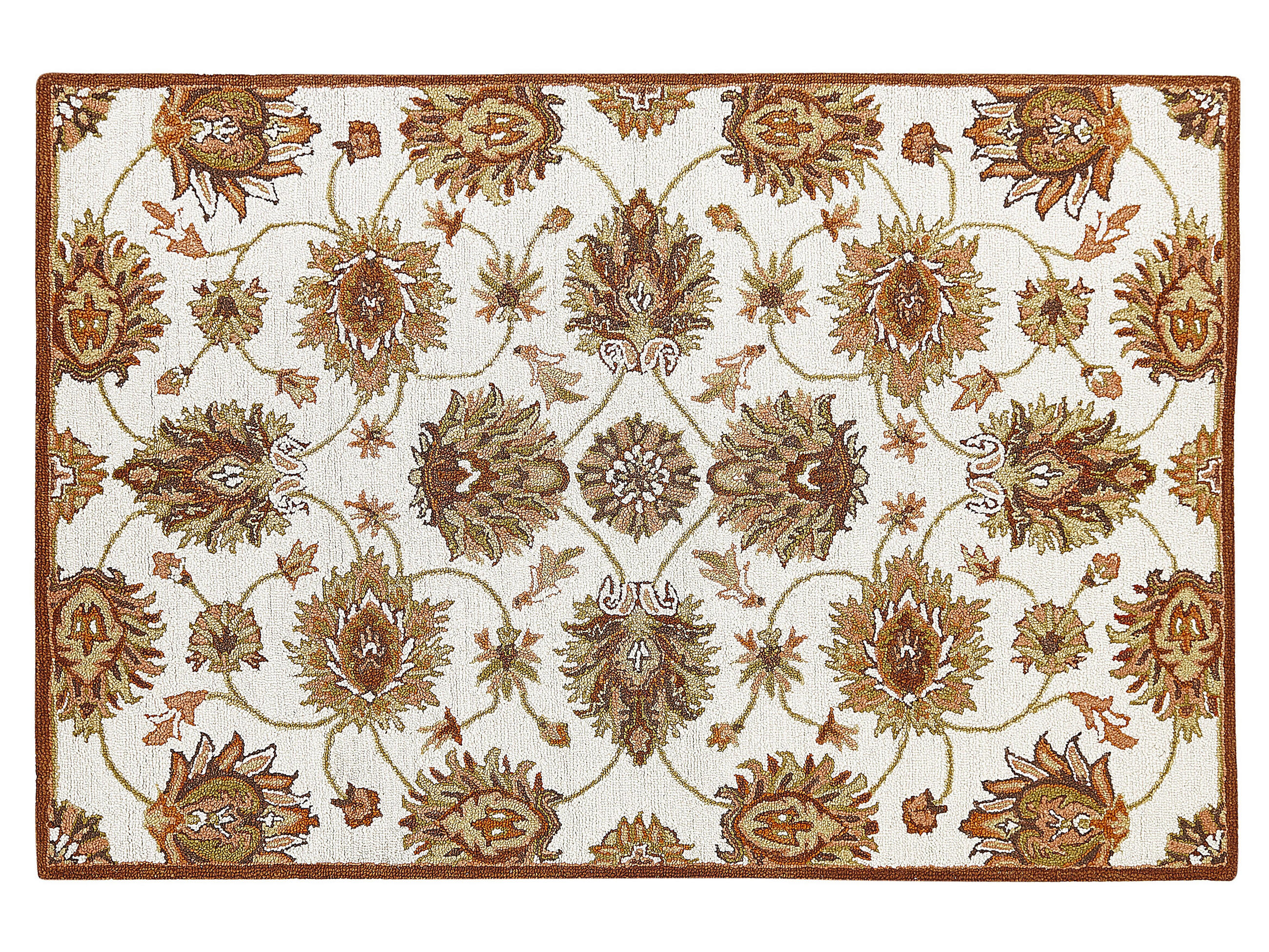 VINTAGE-TEPPICH Ezine 200/140 cm - Beige, Textil (140/200cm) - Beliani