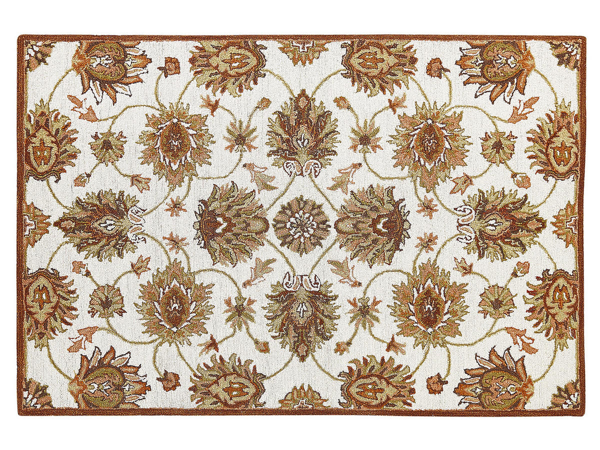 VINTAGE-TEPPICH Ezine 200/140 cm - Beige, Textil (140/200cm) - Beliani