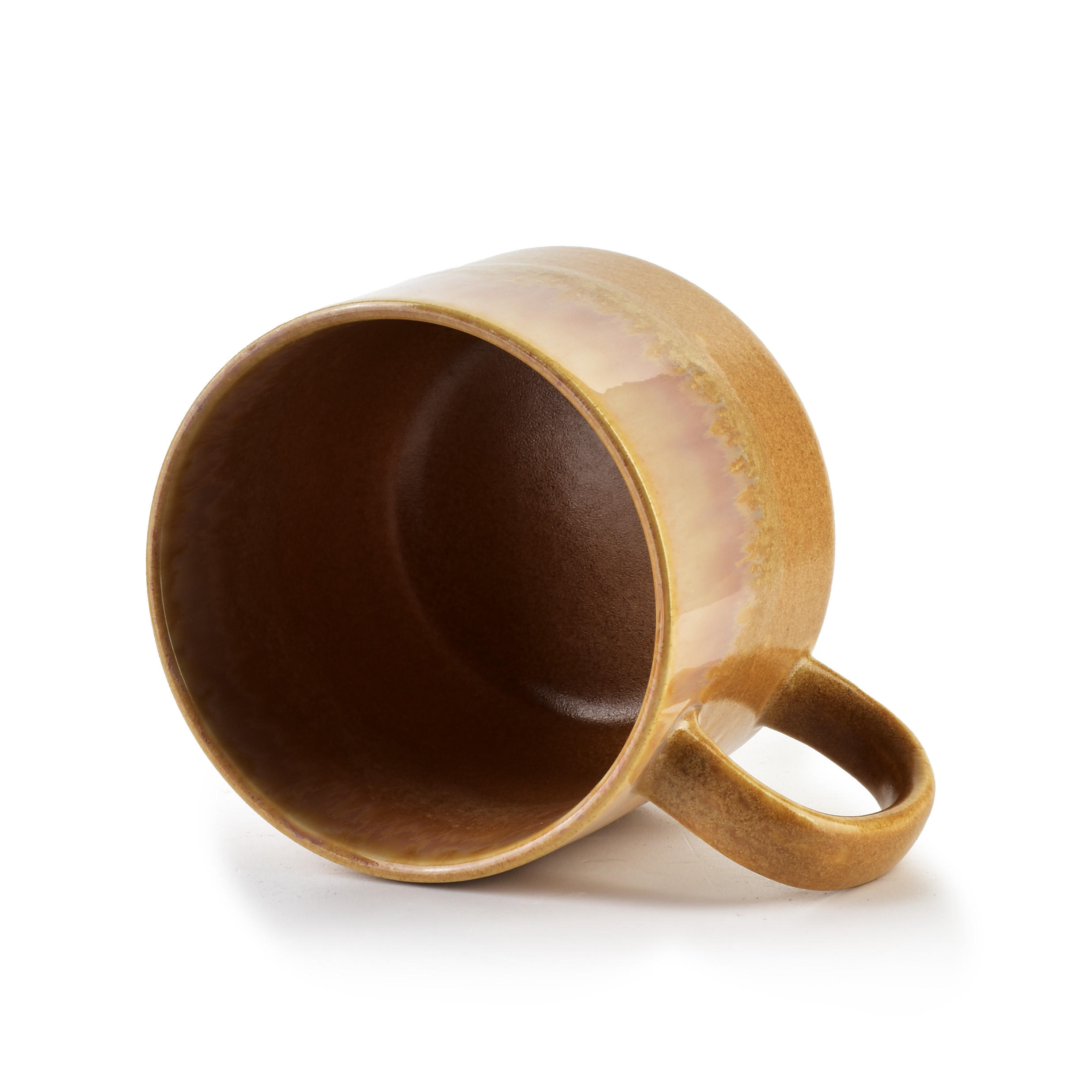 BECHER Basic Nature Braun 13.5/10/9 cm Keramik - Braun, Keramik (0.4L) - Mondex