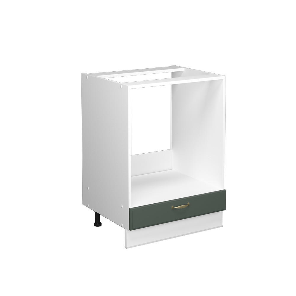 HERDUMBAUSCHRANK Fame-Line Grün-Gold Landhaus 60 cm ohne AP - Weiß/Grün, Holzwerkstoff (60/82/51.6cm) - Vicco