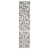 KURZFLOR-TEPPICH Lindo 8875 Grün 80x300 cm - Beige/Grün, Textil (80/300cm) - carpet city