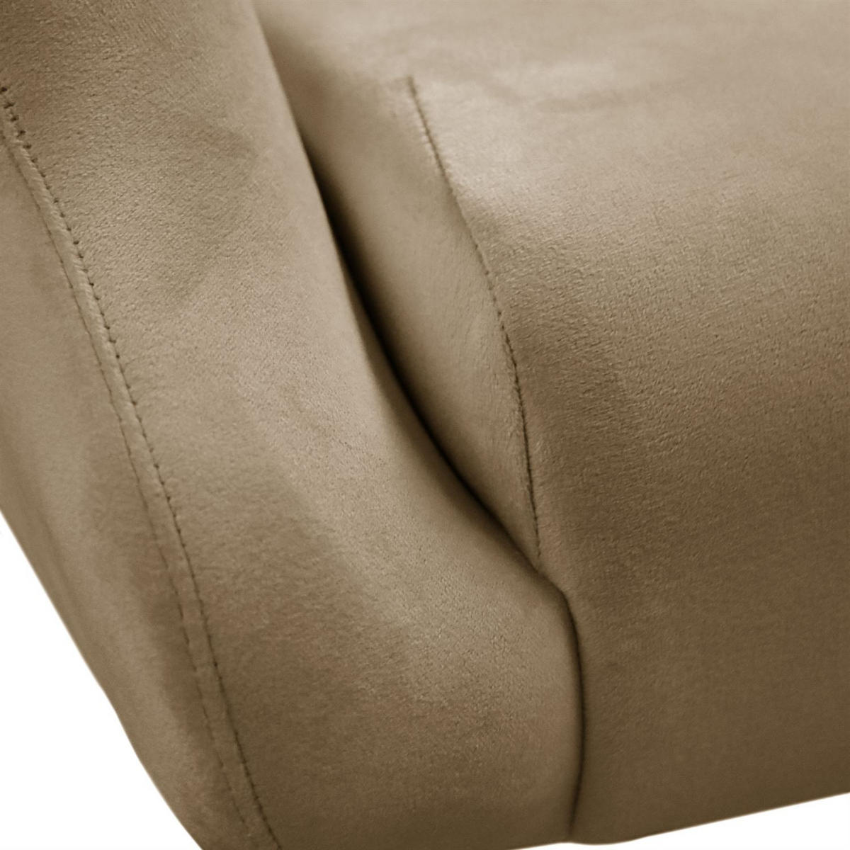 SESSEL SAND mit Buchenbeinen - Beige/Buchefarben, Textil (80/105/86cm) - Lookway