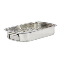 BRÄTER - Silberfarben, Metall (20/28/5.5cm) - Relaxdays