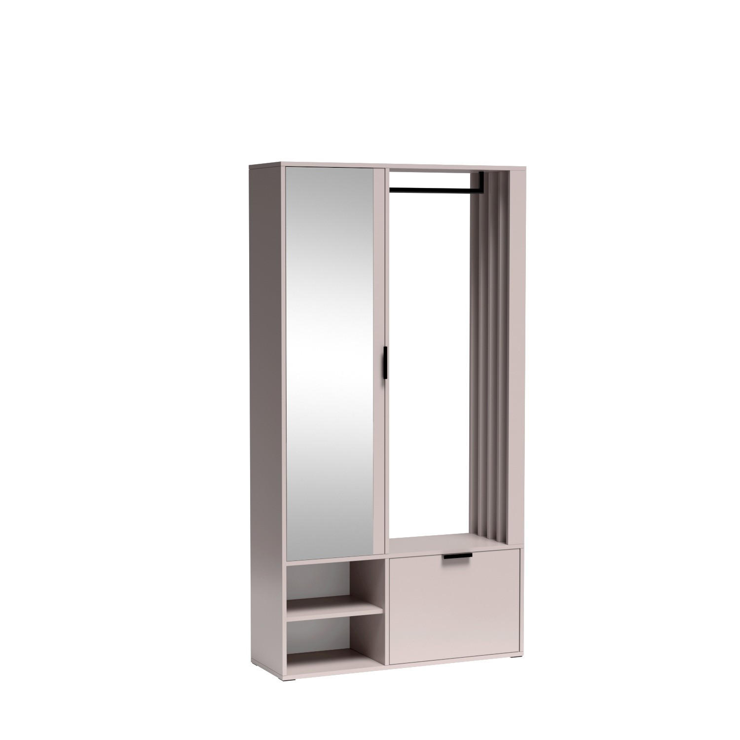 GARDEROBE Milo Uni Kaschmir - Kaschmir, Holzwerkstoff (100/189.4/33cm)