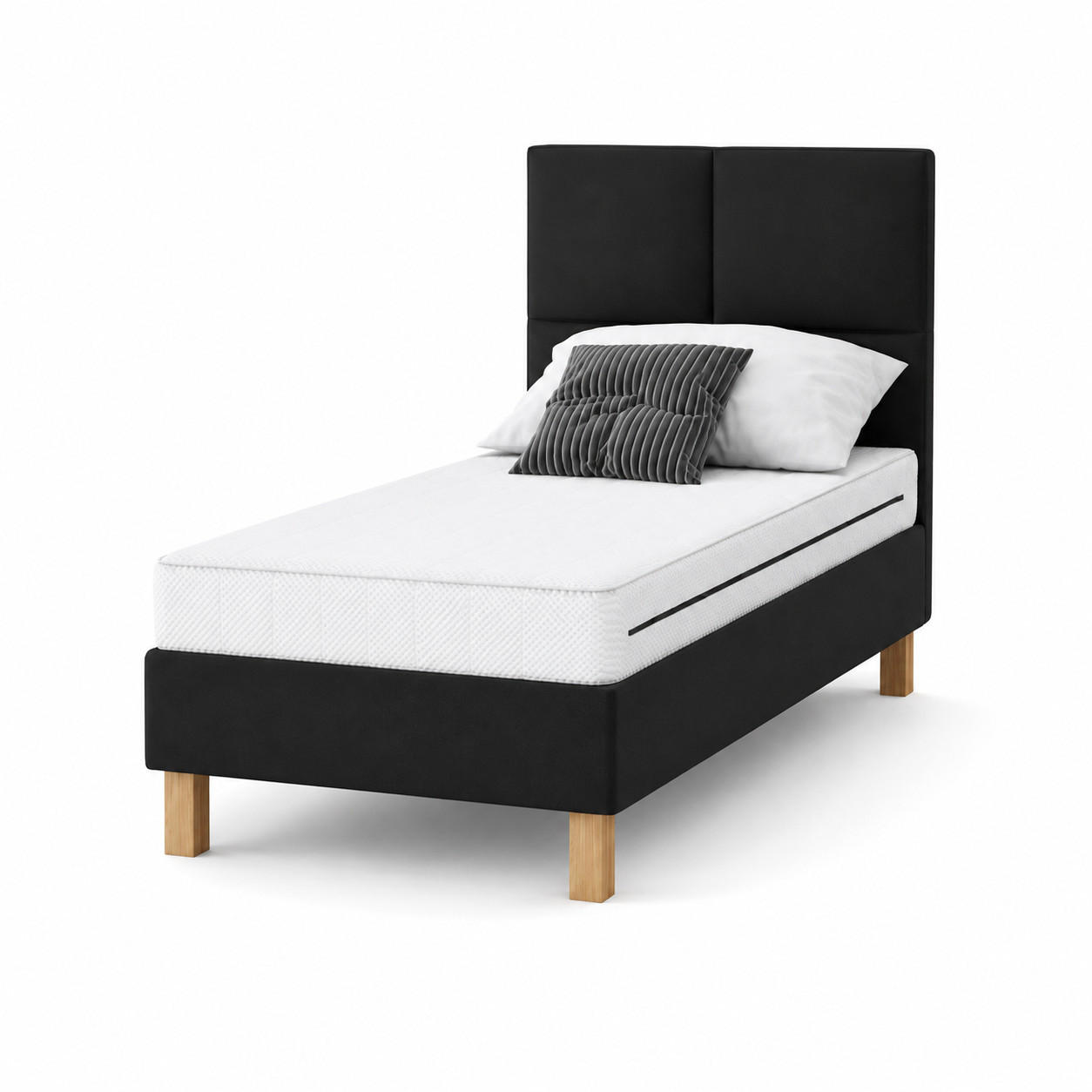 Trada Bett Schwarz 100x200 cm