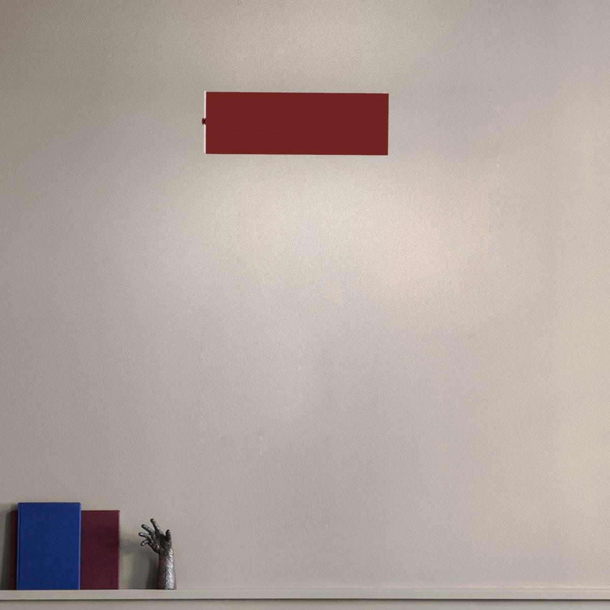 WANDLEUCHTE - Rot, Metall (30/10/10cm) - Lumicom