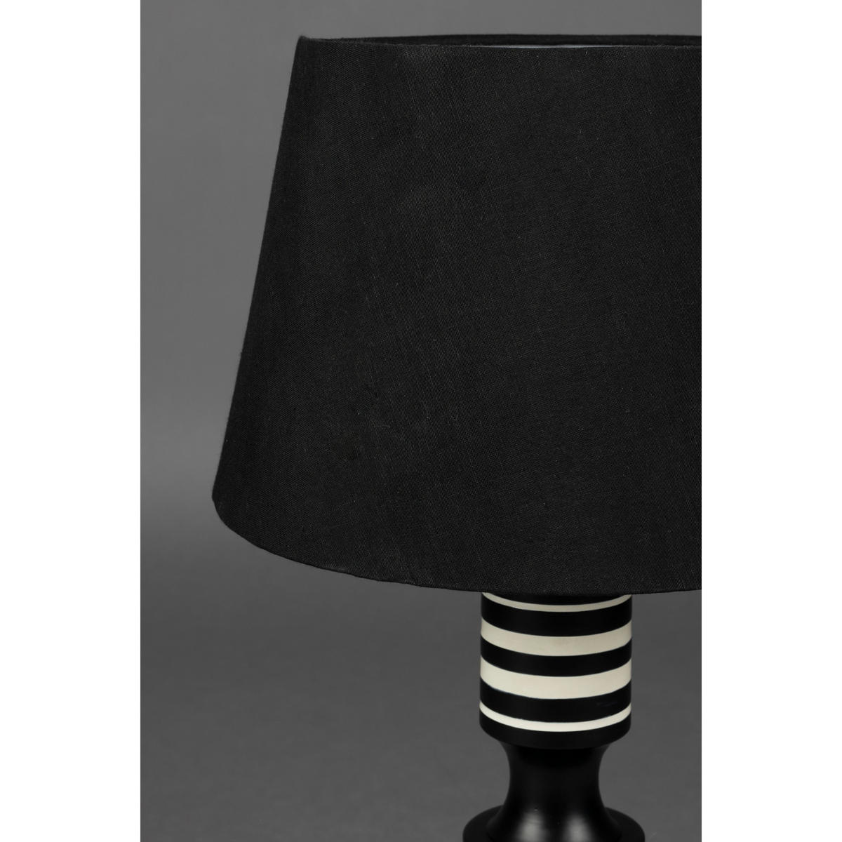TISCHLAMPE Virgil Schwarz - Schwarz, Metall (31/31/60cm) - Dutchbone