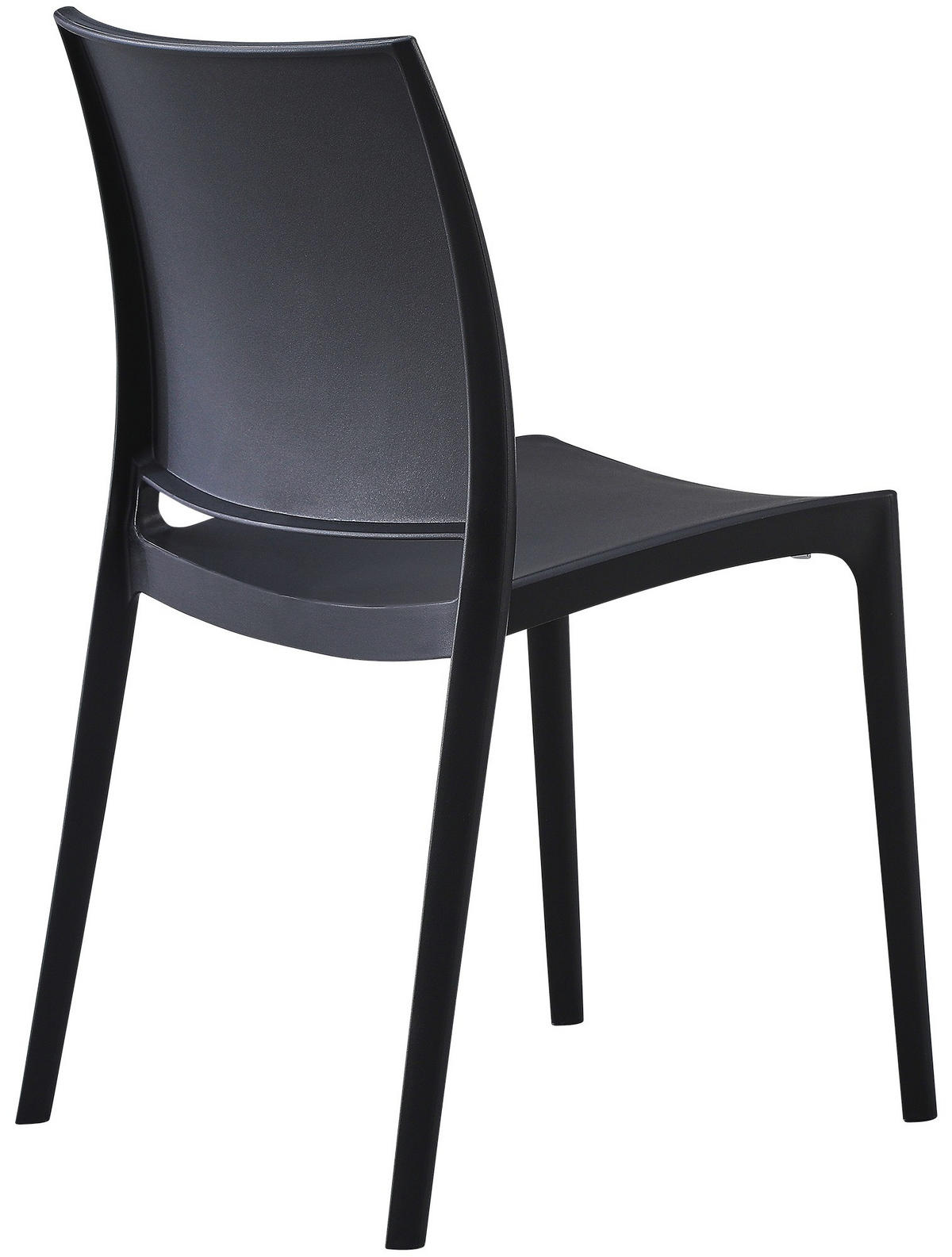 STÜHLE Merle - 2er Set schwarz - Schwarz, Kunststoff (42/81/49cm) - TPFGarden