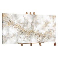 GEMÄLDE Geschichte auf Keilrahmen 100x50 cm - Goldfarben, Holz (100/50cm) - YS-art gallery